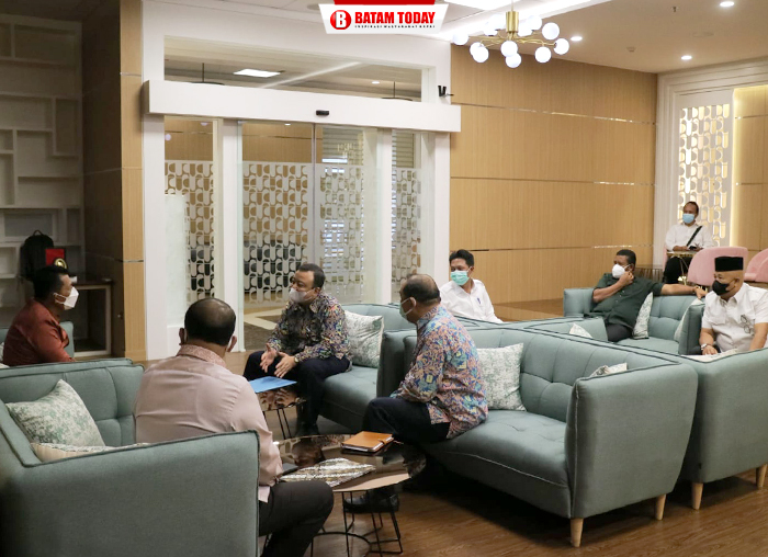 Pertemuan Gubernur Kepri, H. Ansar Ahmad dengan Direktur Pembangunan Jembatan di Direktorat Jenderal Bina Marga Yudha Handita Jakarta